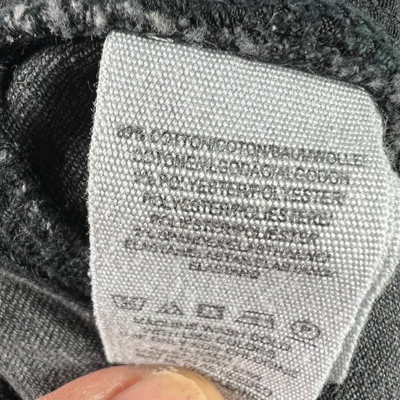 Free People Jeans Women's 26x30* Flare Skinny Black Raw Split Hem Denim Tag 27R - Picture 6 of 16